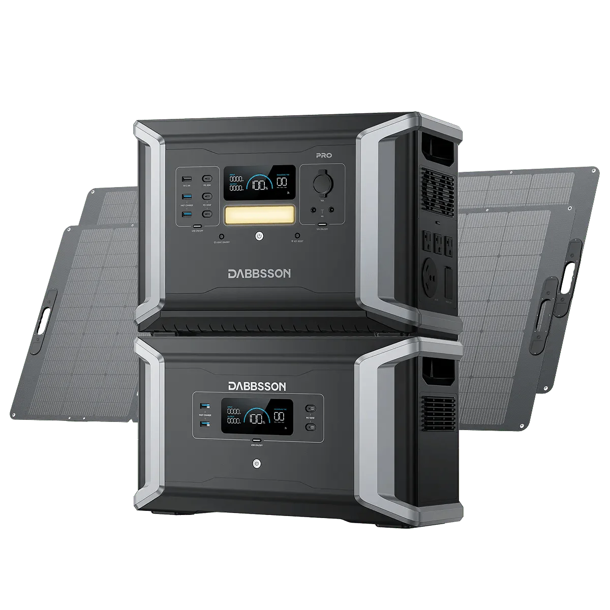 Dabbsson DBS2100 Pro + DBS2100B Home Backup Solution - 4300Wh | 2400W