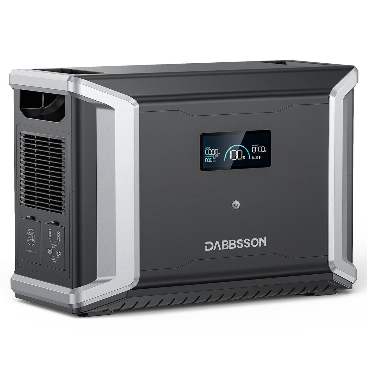 Dabbsson DBS3000B Expandable Battery | 3000Wh(Only works with DBS2300 & DBS2300 Plus) - Dabbsson US