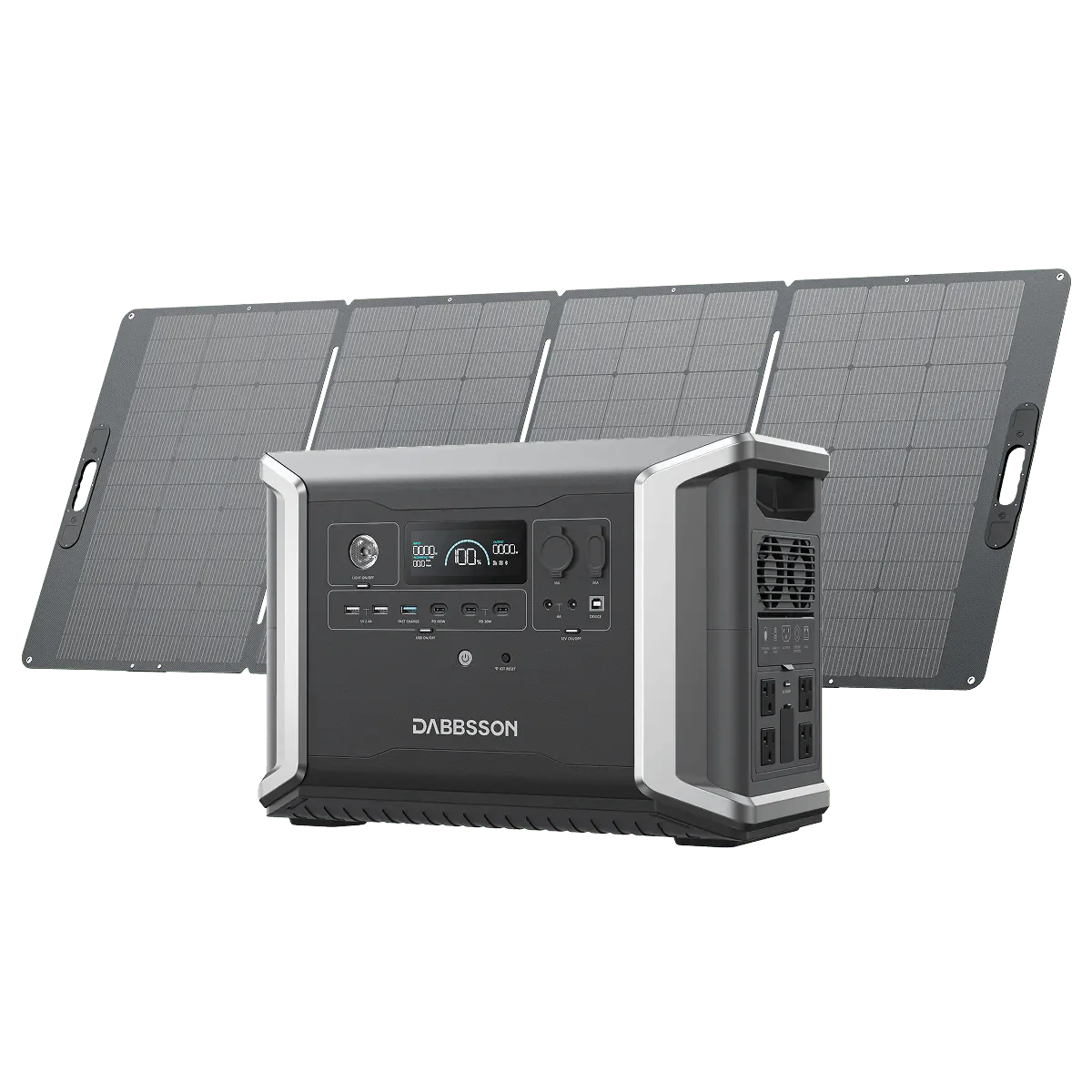 Dabbsson DBS2300 Plus Solar Generator - 2330Wh | 2200W | 420W
